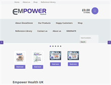 Tablet Screenshot of empowerhealthuk.com